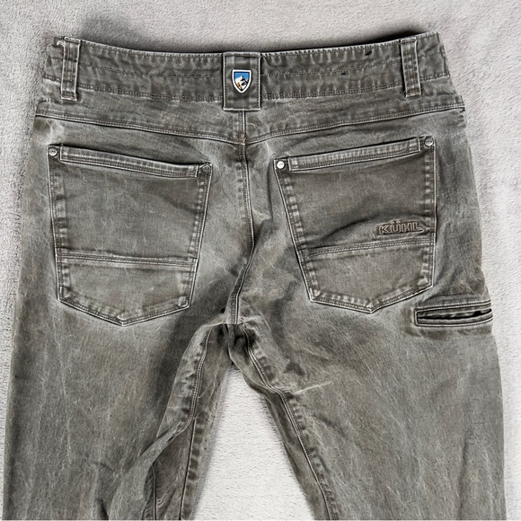 Kuhl‎ Free Ryder Pants Men's 32x34 Gray Vintage Patina Dye Stretch Style 5015 - Picture 11 of 15